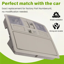 For 3 2010-2013 with Sunroof Gray Overhead Console with Down Light BCN8-69-970B-75 BCN869970B75