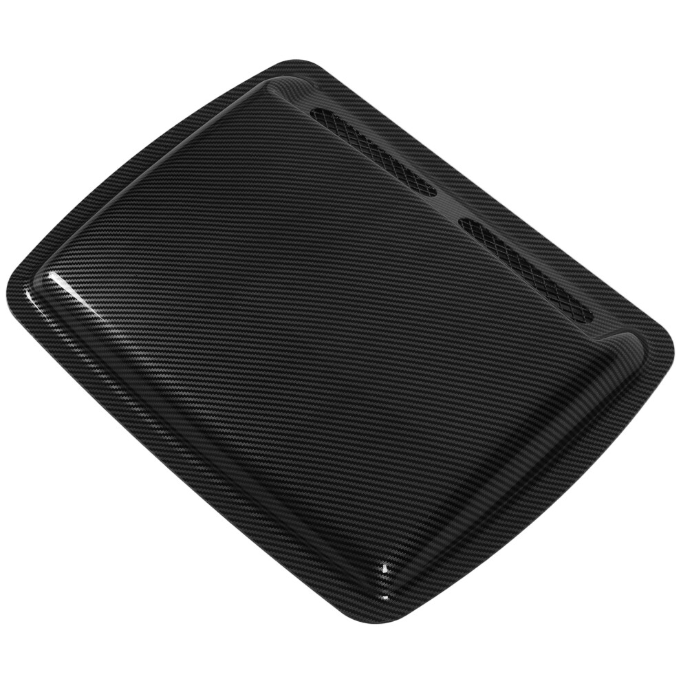 Carbon Fiber Style Hood Scoop Vent Cover For Cars, Self-Adhesive, Universal 7891390498323