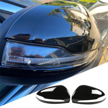1Pair Rearview Mirror Cover Trim for   C S E GLC Class W205 W222 W213 X253 16-23 Side Wing Mirror Shell LHDB