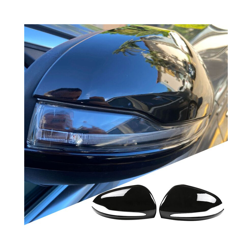 1Pair Rearview Mirror Cover Trim For C S E Glc Class W205 W222 W213 X253 16-23 Side Wing Mirror Shell Lhdb 6033987318077