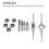 12Pcs Drill Tap Die Wrench Set M3-M12 Manual Thread Tapping Tool Kit 13