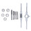 12Pcs Drill Tap Die Wrench Set M3-M12 Manual Thread Tapping Tool Kit 14