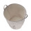 Large Foldable Laundry Basket 50x40cm Cotton Linen Collapsible Hamper 11