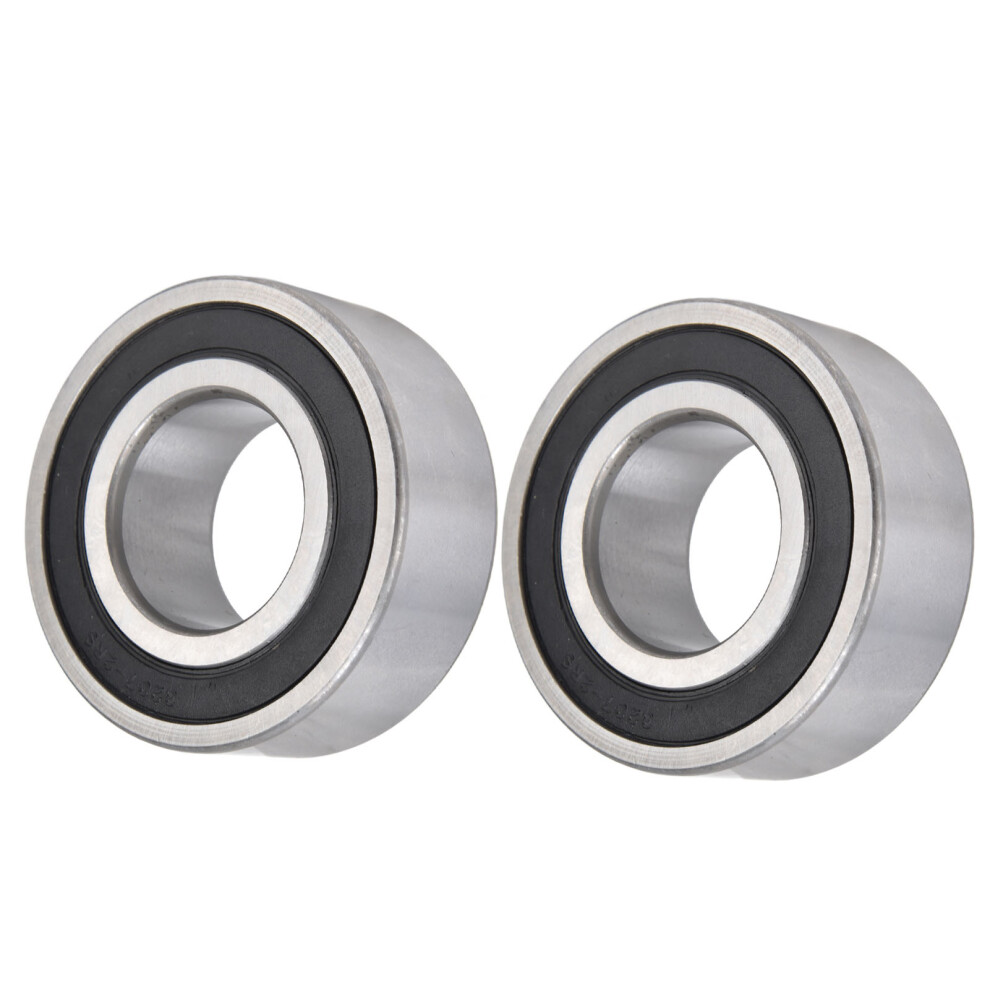 2Pcs 3207-2Rs Double Row Ball Bearing High Speed Industrial Steel 8471387707783