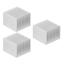 8 Stück Aluminium-Kühlrippen-Satz 40x40x30 mm für Elektronik-CPU-Module