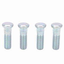 Premium Stahlfelgenbolzen 43mm mit Sägezähnen für Honda-Fahrzeuge 4er Pack Ersatz