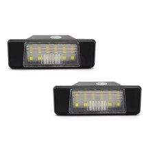 Car LED License Plate Light Error Free Lamp for X-Trail T30 T31 Qashqai J10 J11 Primera Pathfinder R51 2Pcs