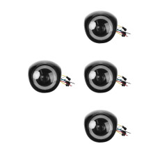 4Pièces Phare LED Scooter Électrique Accessoire Noir