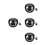 4Pièces Phare LED Scooter Électrique Accessoire Noir 1