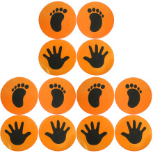 6Paires Disques Marqueurs Football PVC Orange Pour Entraînement