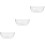 3Pièces Bol Transparent Réutilisable Décoratif Cuisine 6