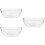 3Pièces Bol Transparent Réutilisable Décoratif Cuisine 8