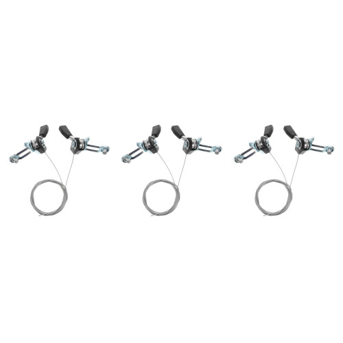 3Pièces Leviers De Aluminium Noir Durable Confortable