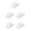 5Pcs Durable Waterproof Socket Protector Box with Hook Transparent 5