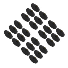 24Pièces Noir Caoutchouc Base Stable Pour Sac De Boxe