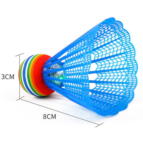 4Pièces Shuttlecocks Badminton Avec LED Pour 2
