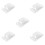 5Pcs Durable Waterproof Socket Protector Box with Hook Transparent 8