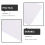 200Pièces Cartes Blanches De Message Portables Pour Usage 11