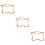 3Pcs Golden Metal Purse Frames Clutch Frames with Lock for Bag Making 9