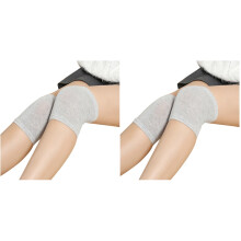 2Pièces Manchons De Genou Soutien Élastique Pour Sports