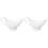 2Pcs White Ceramic Syrup Pitcher Small Creamer Container for Coffee 1