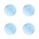 4Pcs Blue Resin Clear Juggling Balls Pro Grade Circus Props 2