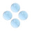 4Pcs Blue Resin Clear Juggling Balls Pro Grade Circus Props 7
