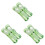 3Ensembles Ensemble Couverts Bébé Vert PP Flexible Auto-Alimentation 1
