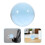 4Pcs Blue Resin Clear Juggling Balls Pro Grade Circus Props 8