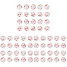 60Pièces Assiettes Papier Rose Pour Avec Motif Fruits