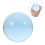 4Pcs Blue Resin Clear Juggling Balls Pro Grade Circus Props 10