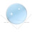 4Pcs Blue Resin Clear Juggling Balls Pro Grade Circus Props 11