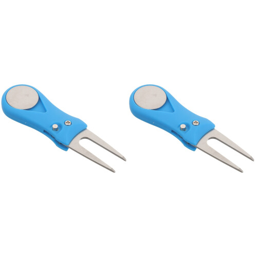 2Pièces Accessoire Golf Divot Outil Métal Usage Extérieur Jardin