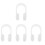 4Pièces Protections Silicone Confort Enfants Pour Natation 1