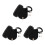 3Pcs DIY PU Handbag Making Kit Black Shoulder Bag Materials Craft Set 4