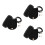 3Pcs DIY PU Handbag Making Kit Black Shoulder Bag Materials Craft Set 6