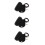 3Pcs DIY PU Handbag Making Kit Black Shoulder Bag Materials Craft Set 8