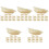 75Pièces Raviolis Miniatures Simulation PVC Pour Décor 4