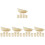 75Pièces Raviolis Miniatures Simulation PVC Pour Décor 6