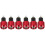3Paires Embouts Guidon Aluminium Rouge Et Style 3