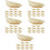 75Pièces Raviolis Miniatures Simulation PVC Pour Décor 8