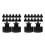 40Pcs Black Press Cap Replacement Water Bottle Lids Pe Leakproof 8