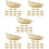 75Pièces Raviolis Miniatures Simulation PVC Pour Décor 9