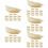 75Pièces Raviolis Miniatures Simulation PVC Pour Décor 11