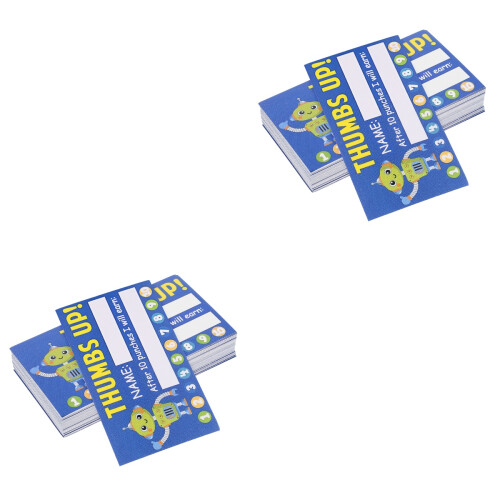 500Pièces Cartes Punch Créatives Pour Récompenser Élèves 2