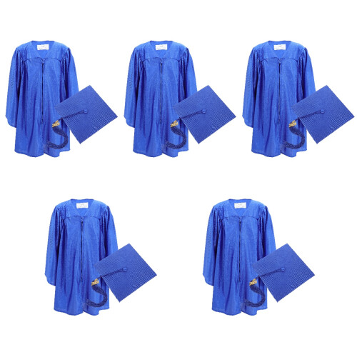 5Ensembles Robes De Cérémonie Mortier Élastique Pour Enfants 2