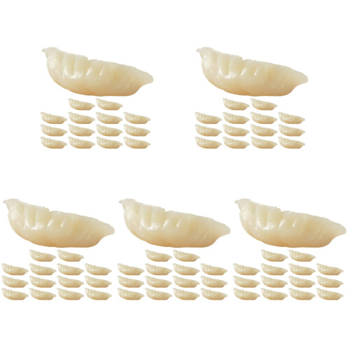 75Pièces Raviolis Miniatures Simulation PVC Pour Décor