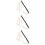 3Pcs Durable Black Metal Chain Strap with Buckles for Bags 8