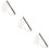 3Pcs Durable Black Metal Chain Strap with Buckles for Bags 9