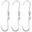 3Pièces Crochets Simples Argenté Pour Suspension De Viande 5